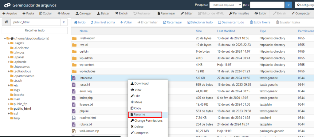 Pop-up de confirmação de codificação de texto antes de editar.