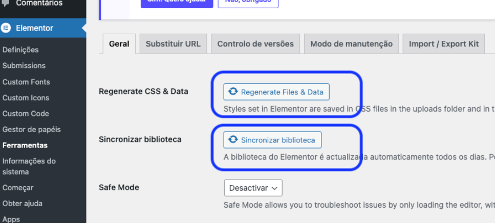 Executando o plugin Better Search Replace para finalizar a mudança de domínio