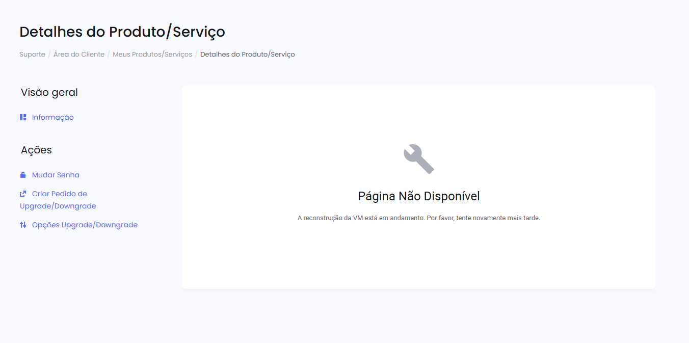 Barra de progresso aguardando reinstalar sistema operacional