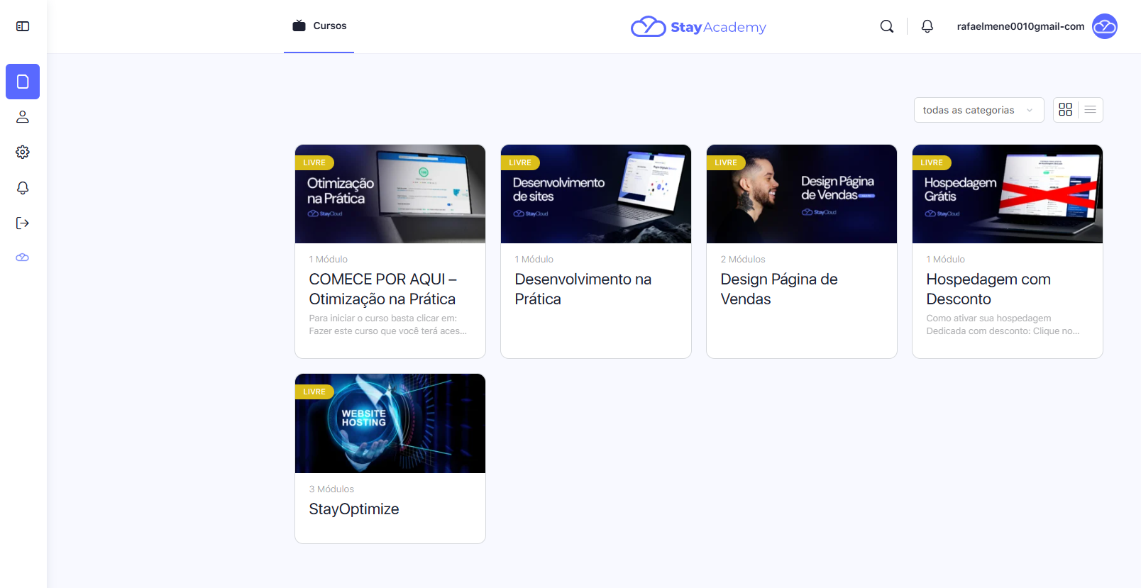 Plataforma de cursos gratuitos Stay Academy
